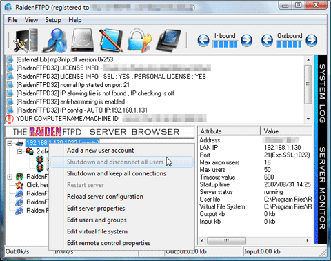 ftp server remote control 4