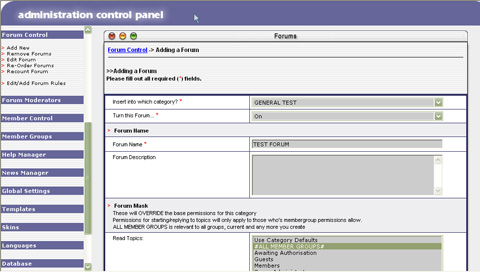 ikon board add forum